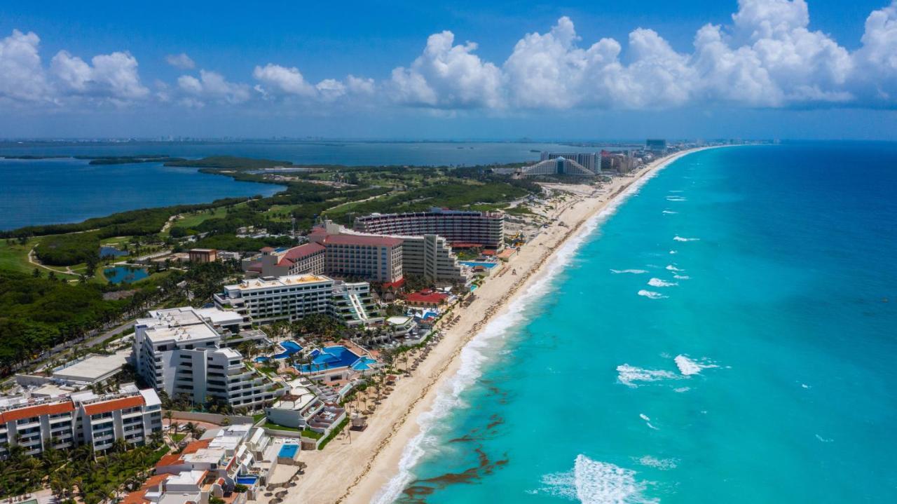 Apartment On The Beach With Terrace Ocean View, Brisas Cancun 01 By Beach & Ocean Apartments Bagian luar foto