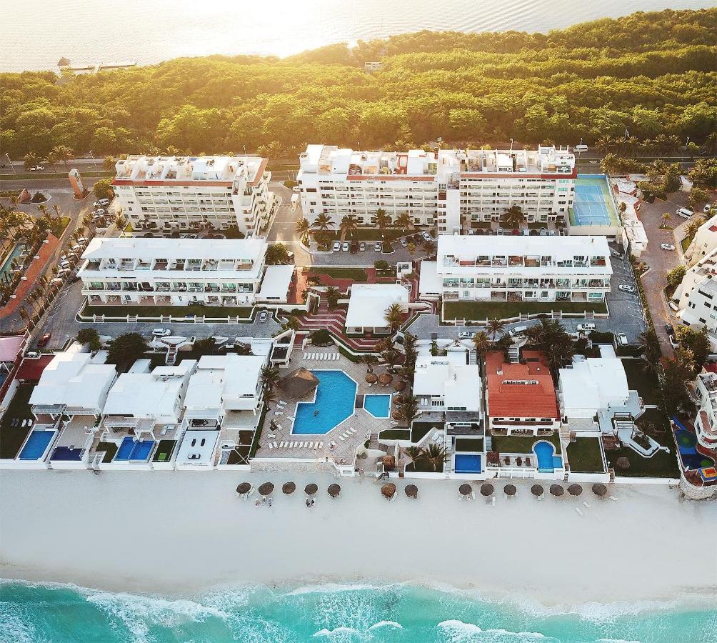 Apartment On The Beach With Terrace Ocean View, Brisas Cancun 01 By Beach & Ocean Apartments Bagian luar foto