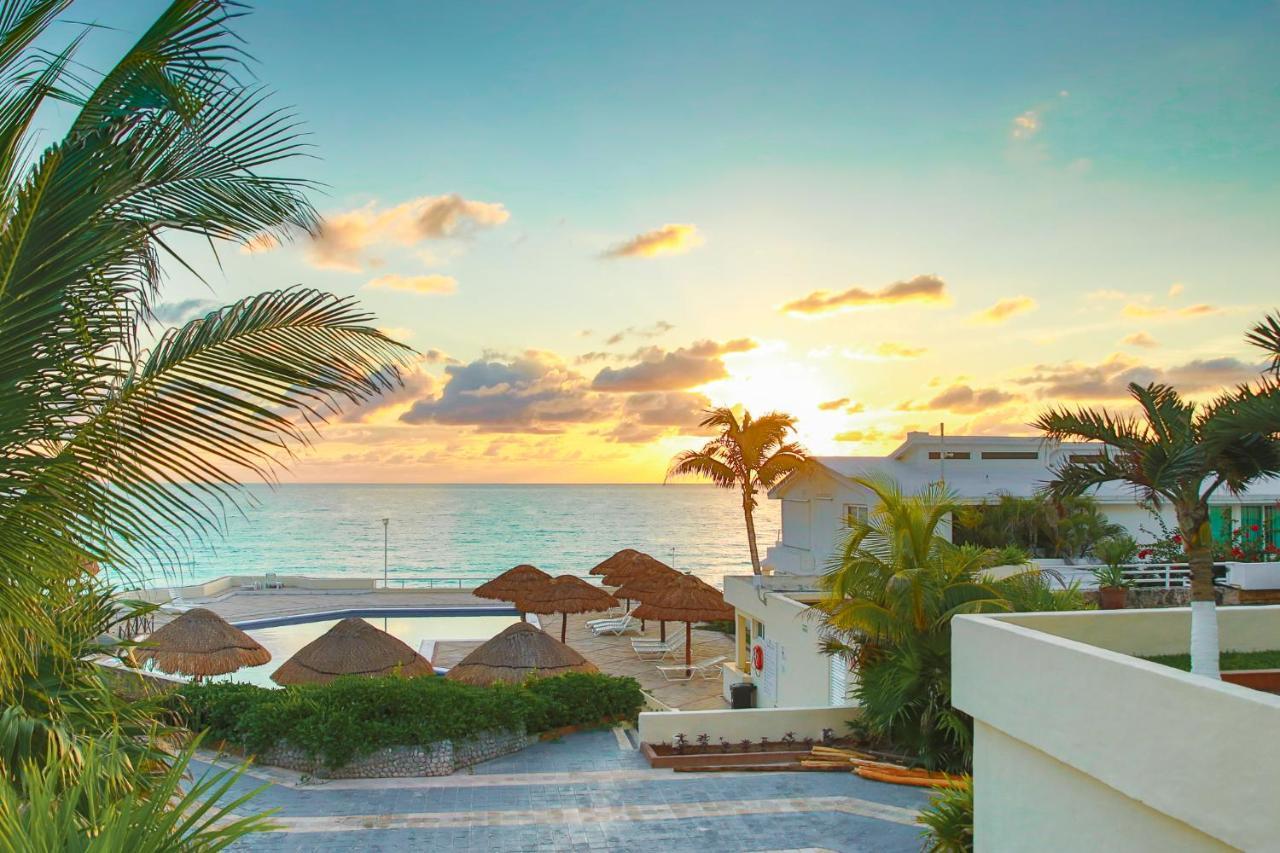 Apartment On The Beach With Terrace Ocean View, Brisas Cancun 01 By Beach & Ocean Apartments Bagian luar foto